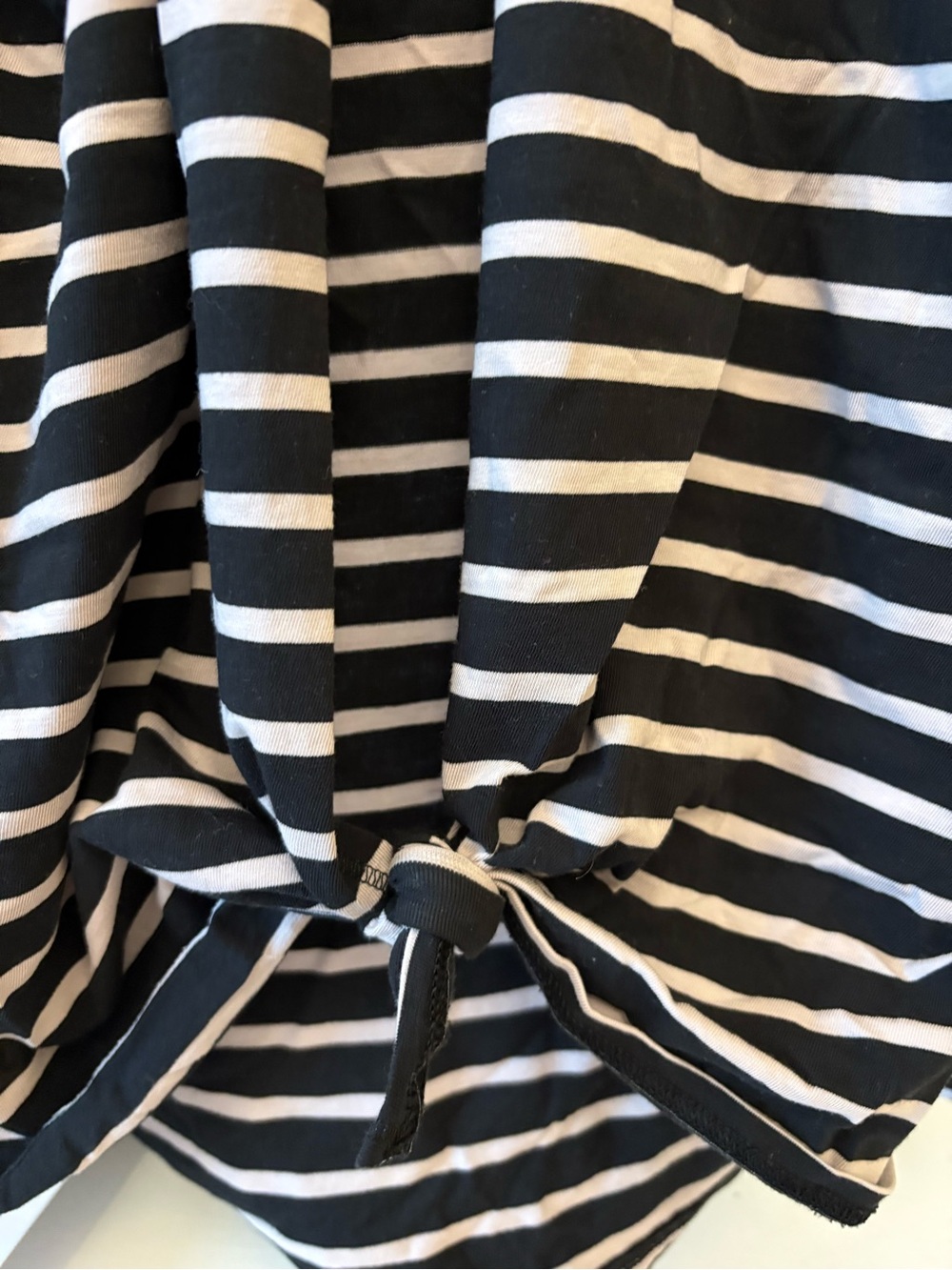 lululemon athletica Black & Grey Striped Sleeveless Tank Top - Picture 4 of 5